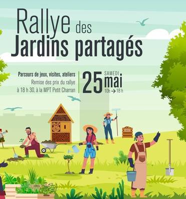Rallye des jardins partagés - Association Le Mat - Jardins... Le 25 mai 2024
