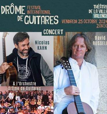 Concert : David Russell - Festival Drôme de Guitare Le 25 oct 2024