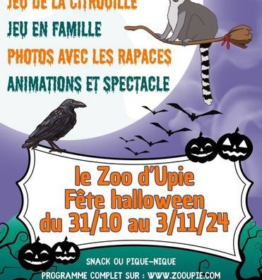 Le Zoo d'Upie fête Halloween