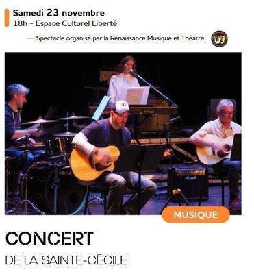 Concert de la Sainte-Cécile Le 23 nov 2024