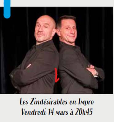 Spectacle : "Les Zindésirables en impro" - Les rencontres de l