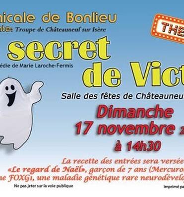 Théâtre "Le secret de Victor" Le 17 nov 2024