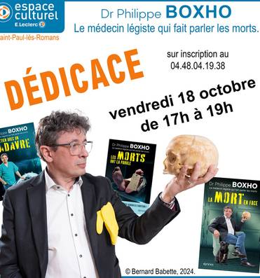 A la rencontre du Dr philippe Boxho Le 18 oct 2024