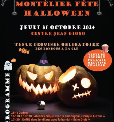 Montélier fête Halloween