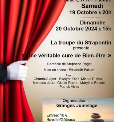 Théâtre "Une véritable cure de bien-être" Du 19 au 20 oct 2024