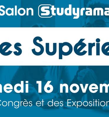 Salon Studyrama des Etudes Supérieures de Valence Le 16 nov 2024