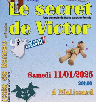 Théâtre "Le secret de Victor" Le 11 janv 2025