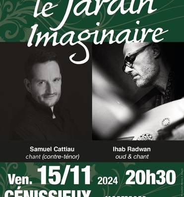 Concert : Le Jardin imaginaire (Samuel Cattiau et Ihab Radwan) Le 15 nov 2024