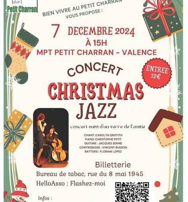 Concert Christmas Jazz Le 7 déc 2024