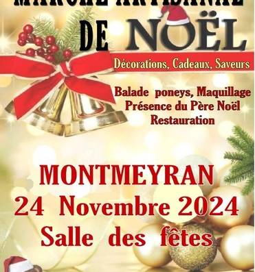 Marché artisanal de Noël Le 24 nov 2024