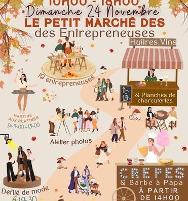 Le Petit marché des entrepreneuses Le 24 nov 2024