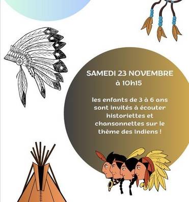 Contes pour petits indiens Le 23 nov 2024