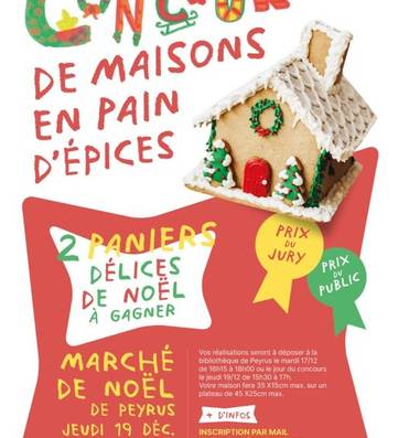 Marché nocturne et concours de maison en pain d