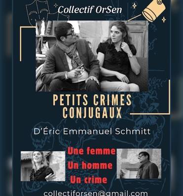 Théâtre : Petits crimes conjugaux Le 11 janv 2025