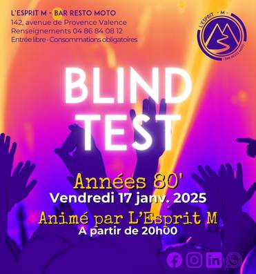 Soirée Blind test à L