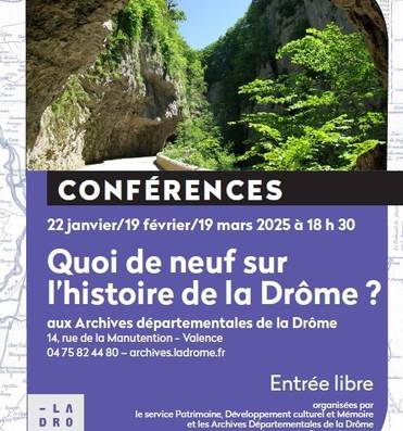 Conférénce de Février aux Archives départementales