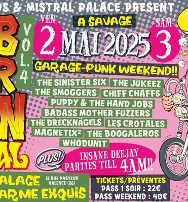 Festival Bomb Your Brain #4 au VEX Le 3 mai 2025