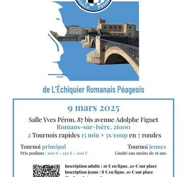 18ème open de L'Echiquier Romanais Péageois