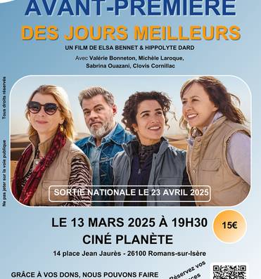 Avant-première : Des Jours Meilleurs Le 13 mars 2025