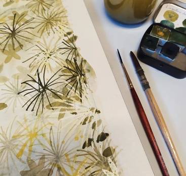 Atelier découverte de l'aquarelle - Aux couleurs de l'eau - Curieuse Cabane