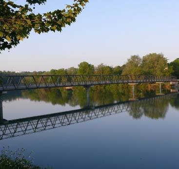 La Passerelle entre Bourg-de-Péage et Romans