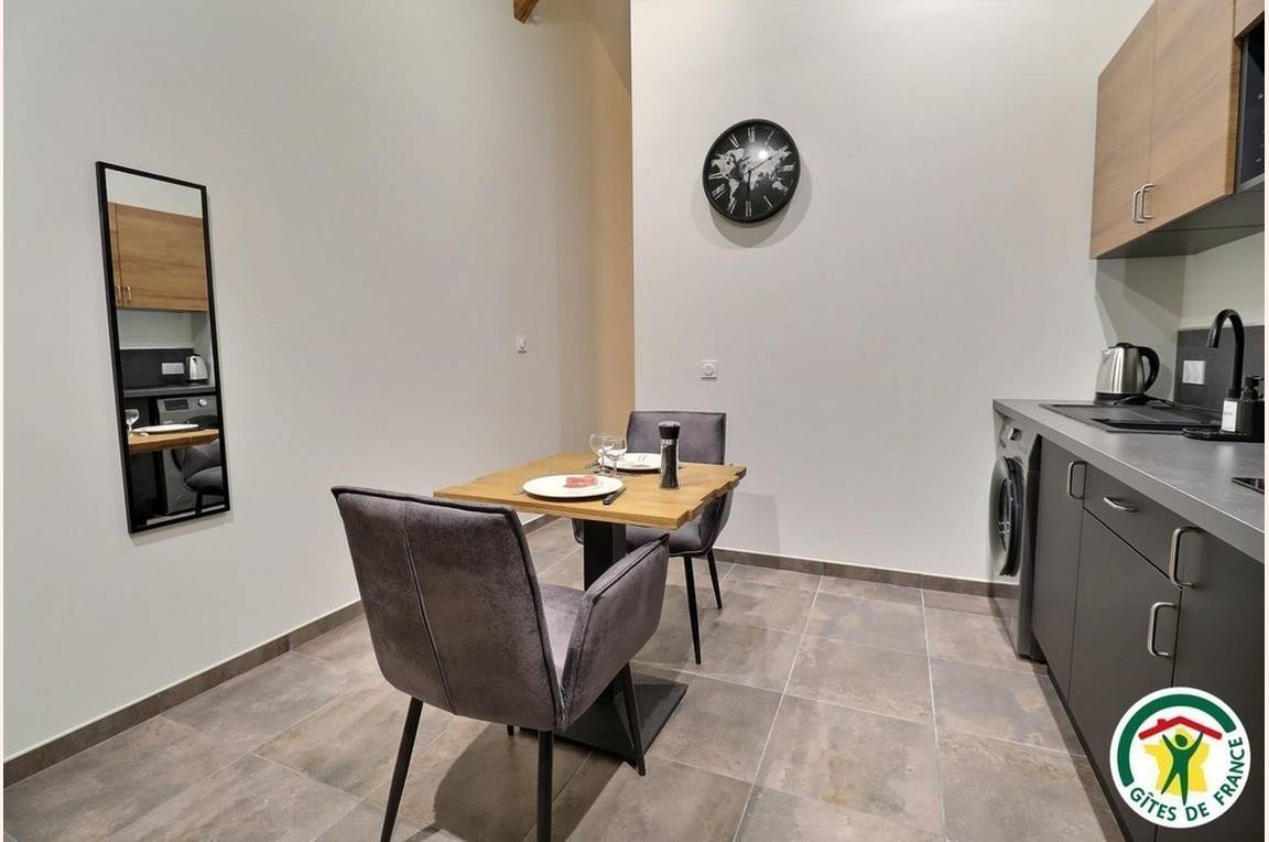 Espace repas et cuisine