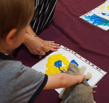 Atelier "Bébé au musée" : Nature Peinture