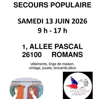 Braderie-brocante du Secours Populaire