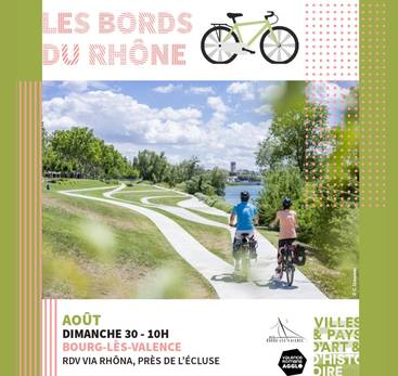 Visite guidée à vélo : Les bords du Rhône