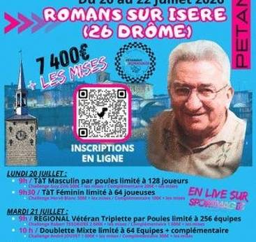 1er Régional de pétanque : Robert Tesoriere