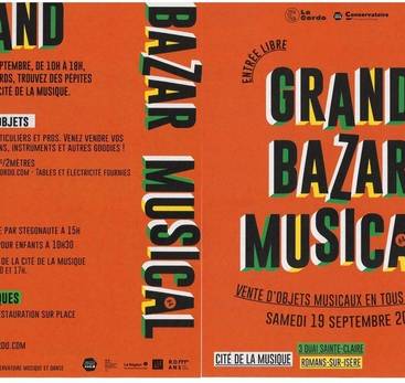 Grand Bazar Musical - Journées Européennes du Patrimoine