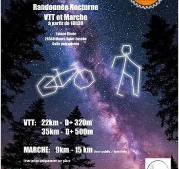 2ème édition de la randonnée nocturne "RIDE in MOURS"