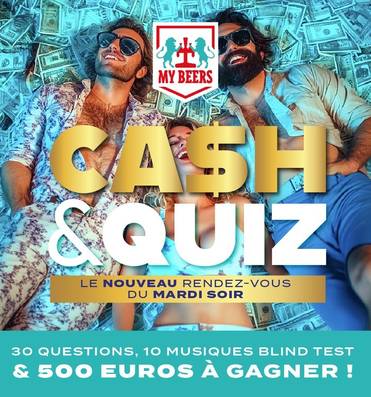 Cash & Quizz au My Beers Du 9 janv au 31 déc 2024